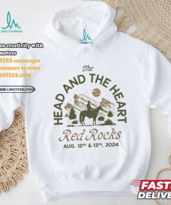 The Head And The Heart Red Rocks 2024 Event T Shirt