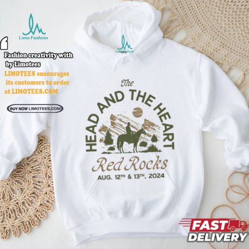 The Head And The Heart Red Rocks 2024 Event T Shirt