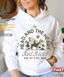 The Head And The Heart Red Rocks 2024 Event T Shirt