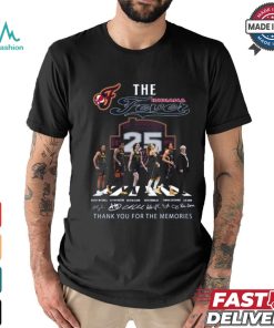 The Indiana Fever WNBA Thank You For The Memories T Shirt