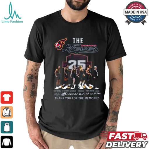 The Indiana Fever WNBA Thank You For The Memories T Shirt