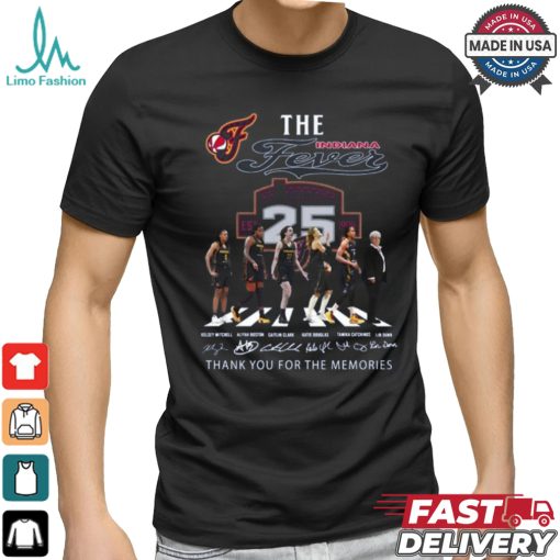 The Indiana Fever WNBA Thank You For The Memories T Shirt