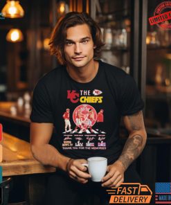 The Kansas City Chiefs Signatures Thank You For The Memories T Shirt