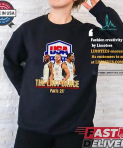 The Last Dance James Curry Durant The Last Dance Basketball Olympics Paris 2024 shirt