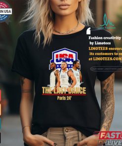 The Last Dance James Curry Durant The Last Dance Basketball Olympics Paris 2024 shirt