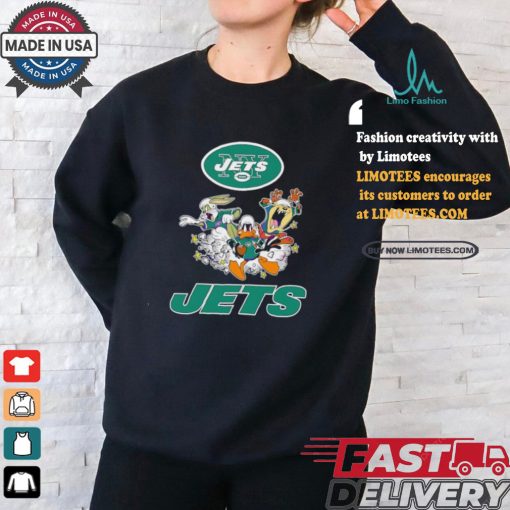 The Looney Tunes football players New York Jets NFL shirt