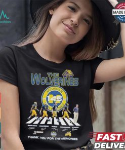 The Michigan Wolverines Abbey Road 145 Years 1879 2024 Thank You For The Memories Signatures Shirt