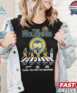 The Michigan Wolverines Abbey Road 145 Years 1879 2024 Thank You For The Memories Signatures Shirt