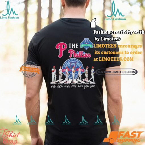 The Philadelphia Phillies Abbey Road Thank You For The Memories Signatures Shirt
