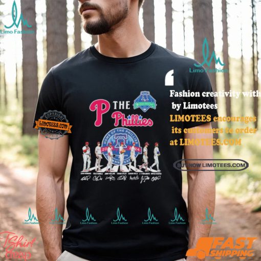 The Philadelphia Phillies Abbey Road Thank You For The Memories Signatures Shirt