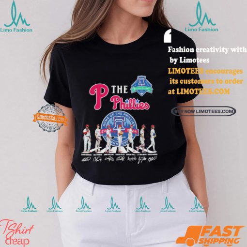 The Philadelphia Phillies Abbey Road Thank You For The Memories Signatures Shirt