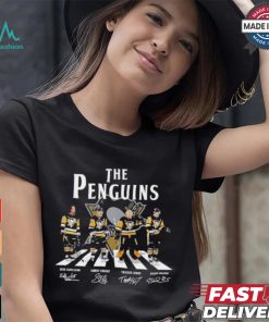 The Pittsburgh Penguins Abbey Road Erik Karlsson Sidney Crosby Tristan Jarry And Evgeni Malkin Signatures Shirt