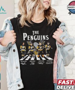 The Pittsburgh Penguins Abbey Road Erik Karlsson Sidney Crosby Tristan Jarry And Evgeni Malkin Signatures Shirt