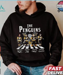 The Pittsburgh Penguins Abbey Road Erik Karlsson Sidney Crosby Tristan Jarry And Evgeni Malkin Signatures Shirt