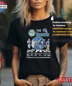 The Seattle Seahawks Abbey Road Thank You For The Memories Signatures Shirt, hoodie, sweater, long sleeve and tank top The Seattle Seahawks Abbey Road Thank You For The Memories Signatures Shirt