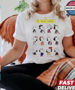 The Twelve Dogtors Snoopy Doctor Who T Shirt