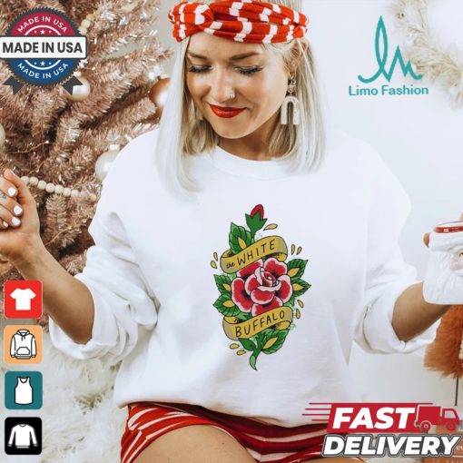The White Buffalo Rose Tattoo White Shirt