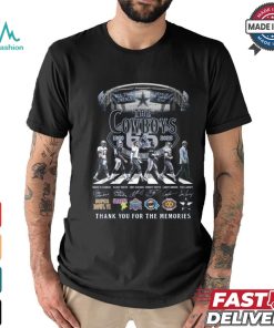 The cowboys thank you for the memories shirt