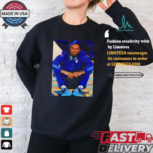 Third gold medal for LeBron James Goat USA Basketball shirt