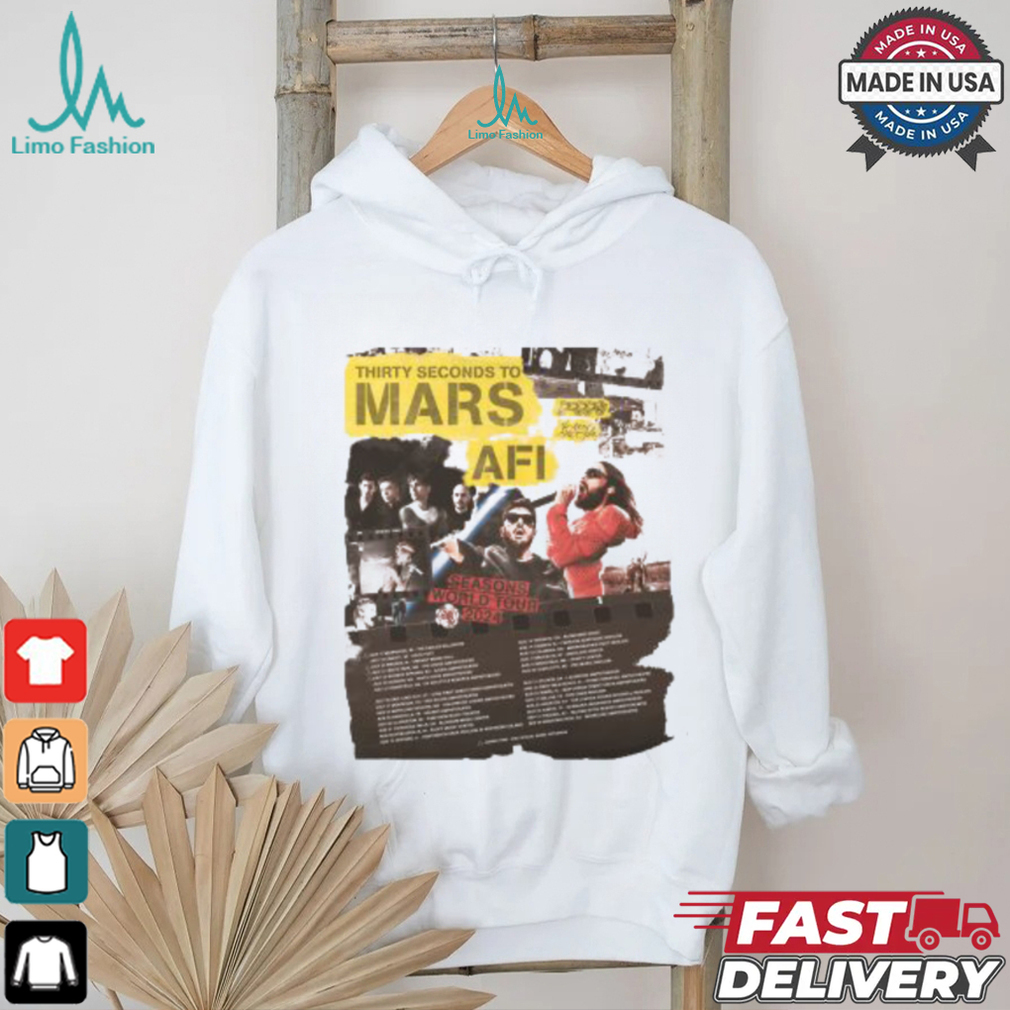Thirty Seconds To Mars Seasons World Tour Shirt Thirty Seconds To Mars Seasons World Tour Shirt