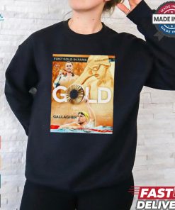 Thomas Gallagher Gold Medal First Gold In Paris Para Swimming 50m Freestyle S10 Poster t shirt