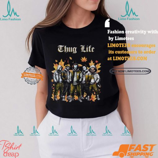 Thug Life Halloween   Pittsburgh Steelers Shirt