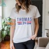 Thurman Thomas Buffalo Helmet Font Shirt