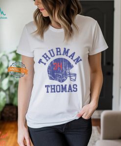 Thurman Thomas Buffalo Helmet Font Shirt