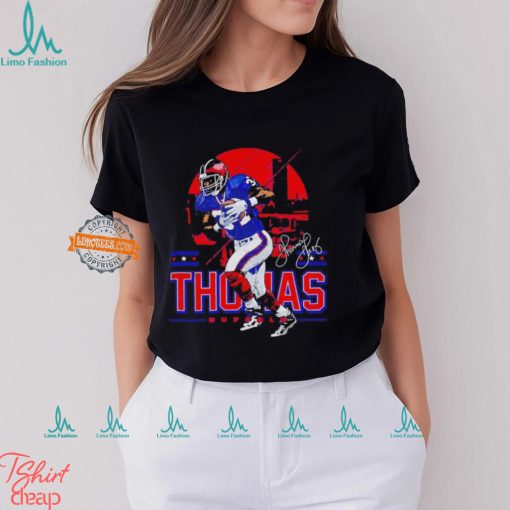 Thurman Thomas Buffalo Player Skyline Football Signature shirt