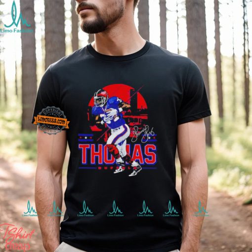 Thurman Thomas Buffalo Player Skyline Football Signature shirt