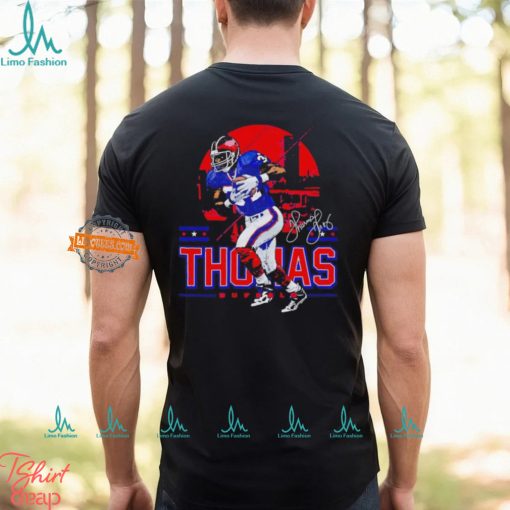 Thurman Thomas Buffalo Player Skyline Football Signature shirt