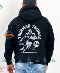 Thurman Thomas Buffalo Stamp Football Signature shirt