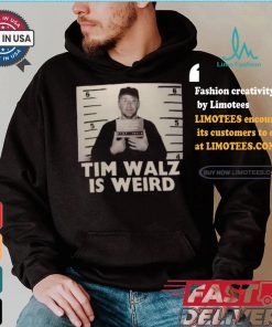 Tim Walz Is Weird Mugshot Maga Republican Conservative Anti Harris Walz T shirt