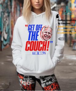 Tim Walz JD Vance get off the couch shirt