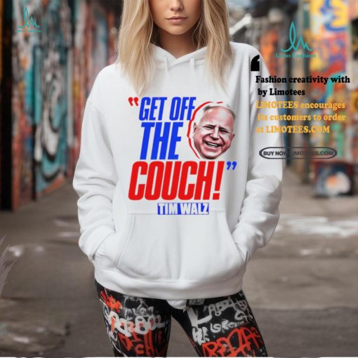 Tim Walz JD Vance get off the couch shirt