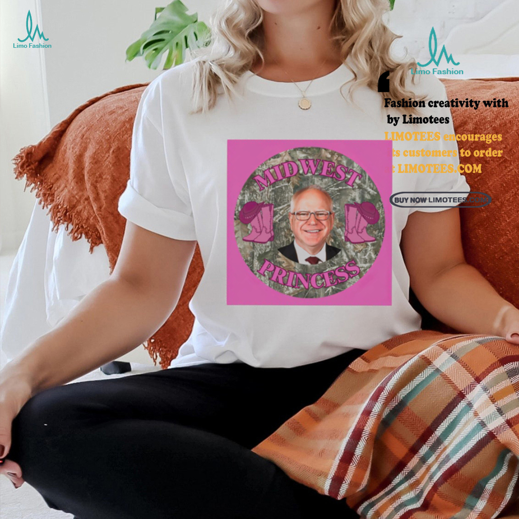 Tim Walz Photo midwest princess shirt Tim Walz Photo midwest princess shirt