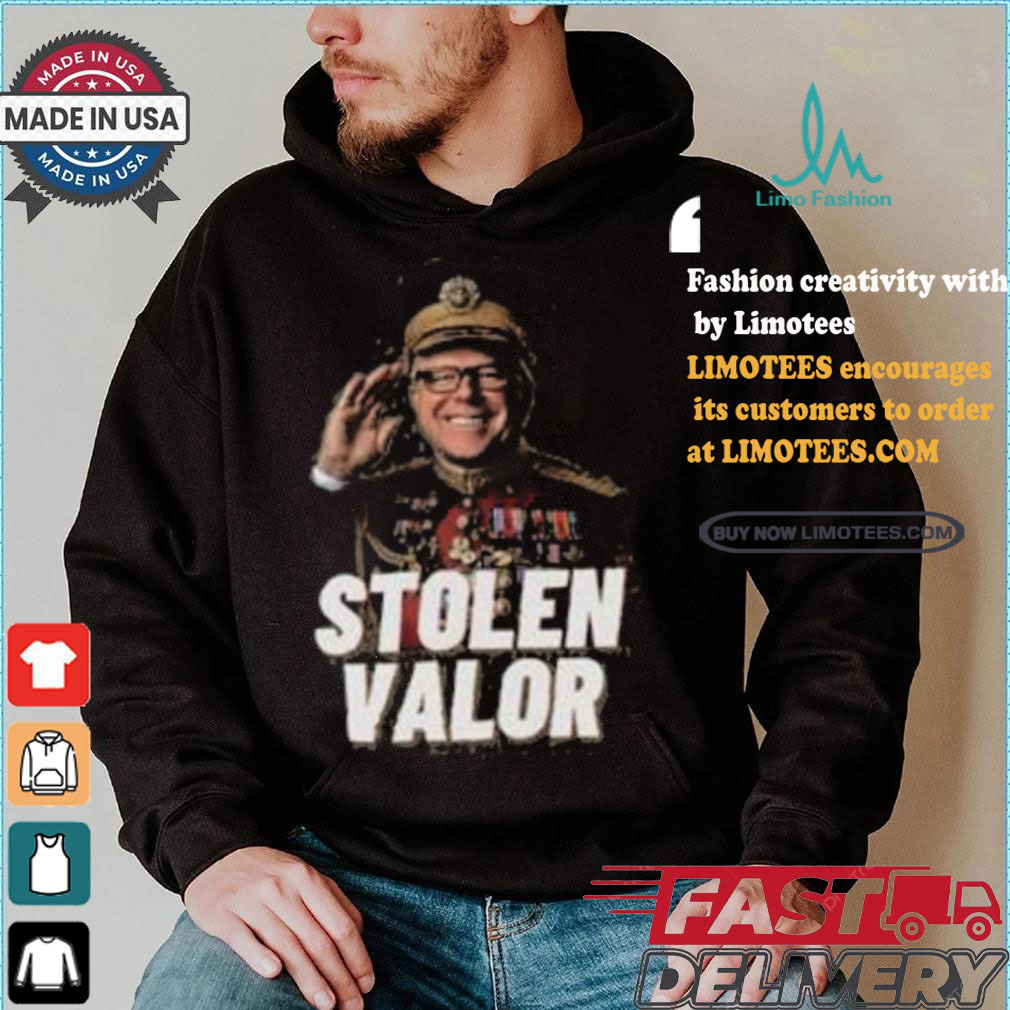 Tim Walz Stolen Valor Vice President Political Candidate Rally T shirt Tim Walz Stolen Valor Vice President Political Candidate Rally T shirt