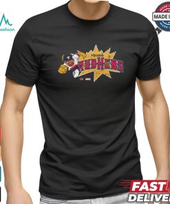 Toledo Mud Hens Marvel's Defenders of the Diamond Adult Burst T Shirt