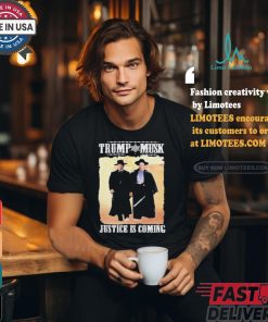 Tombstone Trump Elon Musk Justice Is Coming Shirt