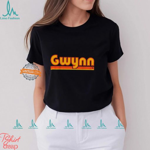 Tony gwynn jr team name text shirt