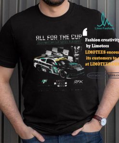 Top Men’s Brad Keselowski Checkered Flag Sports Black 2024 NASCAR Cup Series Playoffs BuildSubmarines.com T Shirt