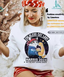 Top Retro Childless Cat Lady Harris 2024 Kamala Harris shirt