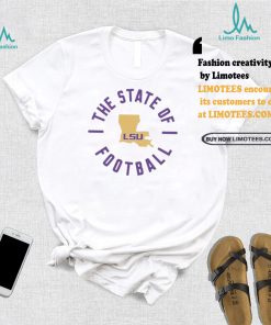 Top The state of football lsu 024 shirt