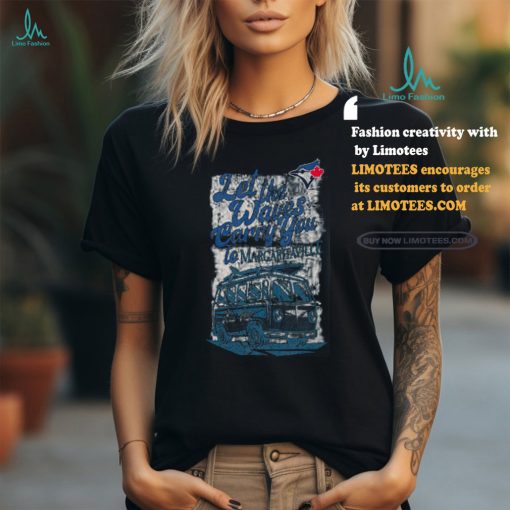Toronto Blue Jays Margaritaville Bus Waves Graphic T Shirt