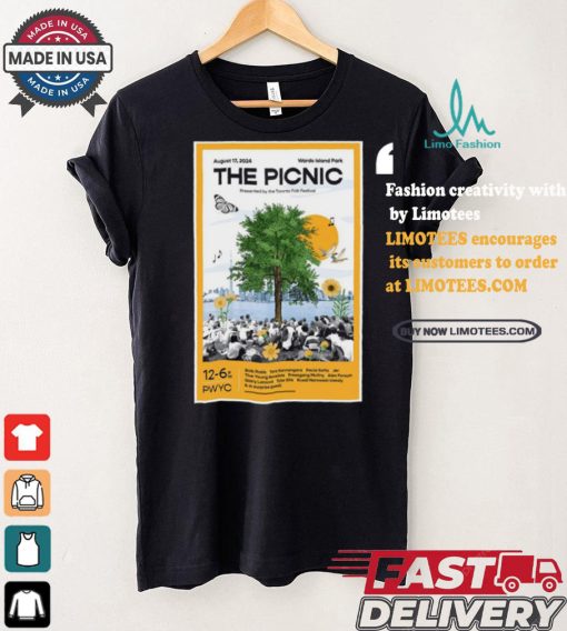 Toronto Folk Festival Wards Island Park Toronto Island August 17 2024 Poster shirt