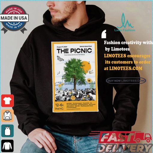 Toronto Folk Festival Wards Island Park Toronto Island August 17 2024 Poster shirt