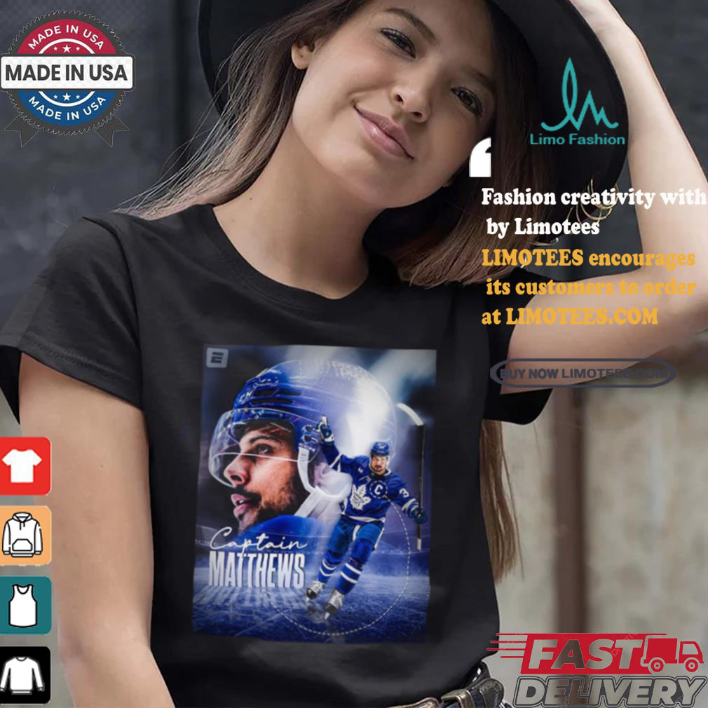 Toronto Maple Leafs Captain Matthews Shirt Toronto Maple Leafs Captain Matthews Shirt