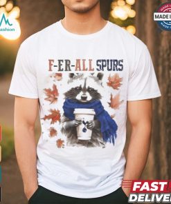 Tottenham Hotspur Raccoon Fan F er all Gunners In Fall Season T shirt