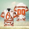 Detroit Tigers Hawaiian Shirt with Ocean Graphics