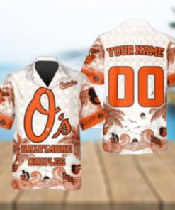 Tropical Palm Tree Orioles Hawaiian Shirt – Bring The Beach To Baltimore